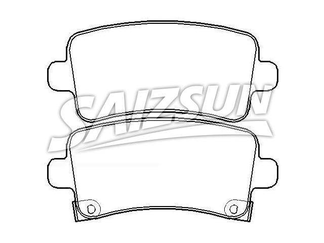 Pastillas de freno Brake Pad Set:16586609