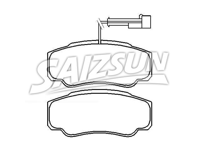 Pastillas de freno Brake Pad Set:D4060-MA000