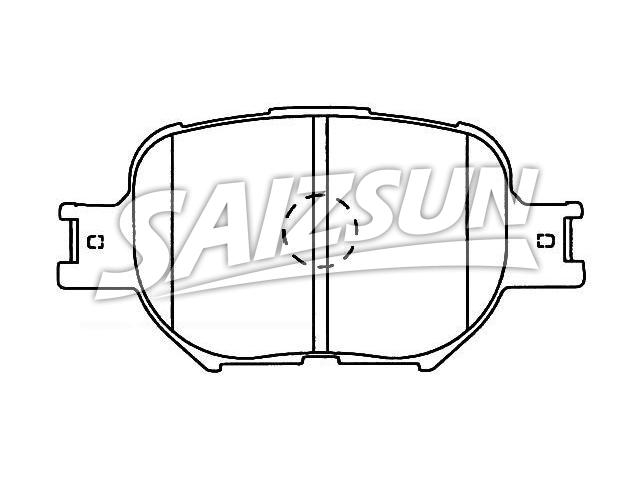 刹车片 Brake Pad Set:04465-20540