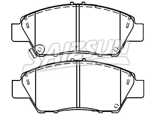 刹车片 Brake Pad Set:45022-TK6-A00