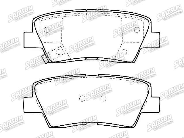 тормозная кладка Brake Pad Set:58302-3KA31