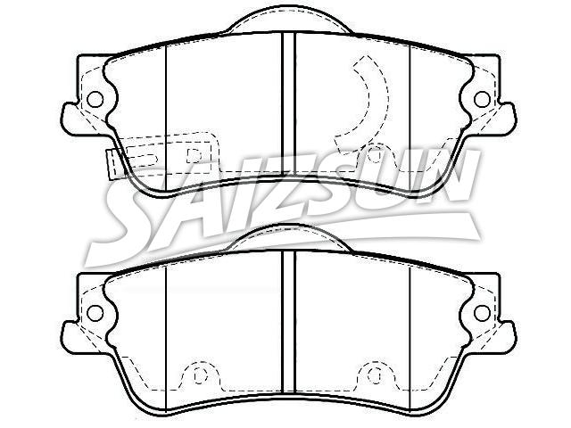 тормозная кладка Brake Pad Set:92206845