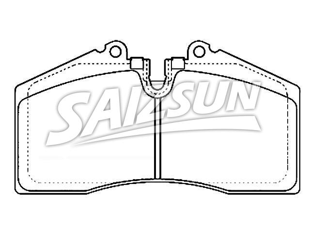 тормозная кладка Brake Pad Set:8A0 698 151 E