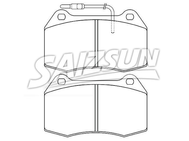 Pastillas de freno Brake Pad Set:70000912