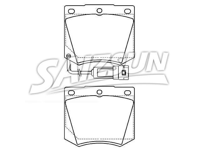 Pastillas de freno Brake Pad Set:VR73208