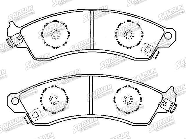 Pastillas de freno Brake Pad Set:F4ZZ-2001-B