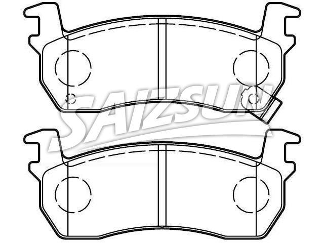 Pastillas de freno Brake Pad Set:AY040-NS019