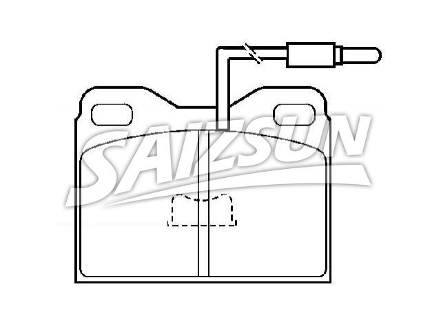 Pastillas de freno Brake Pad Set:95588903