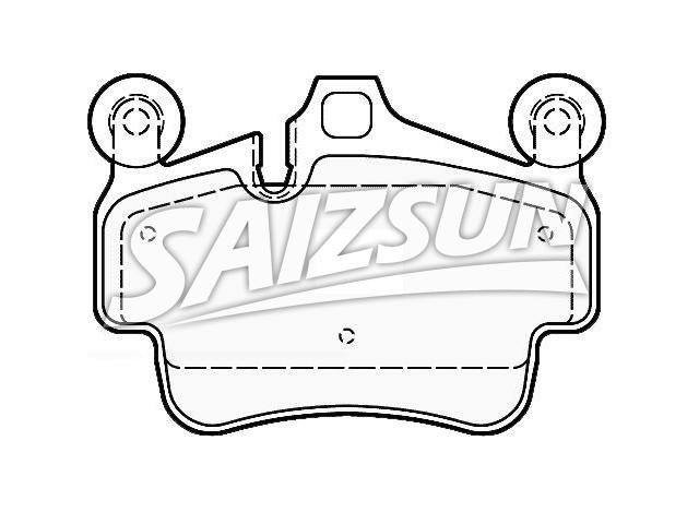 Pastillas de freno Brake Pad Set:997.351.939.02