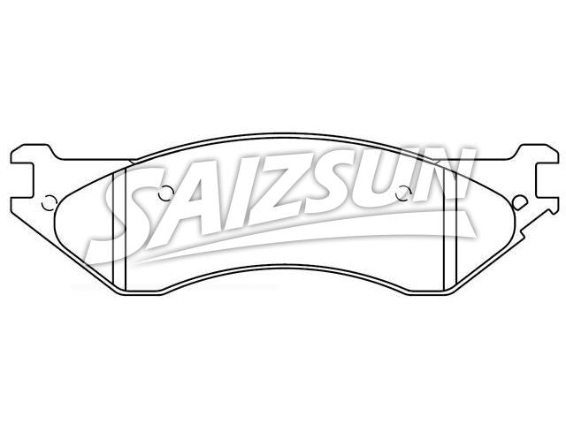 тормозная кладка Brake Pad Set:05093257AA