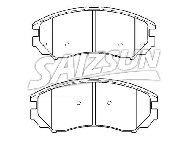 тормозная кладка Brake Pad Set:58101-2CA30