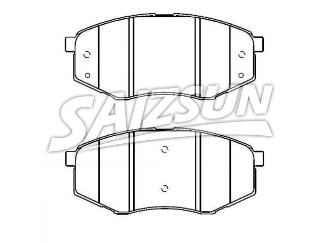 тормозная кладка Brake Pad Set:58101-2SA00
