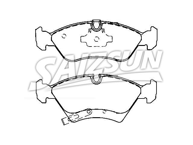тормозная кладка Brake Pad Set:93307673
