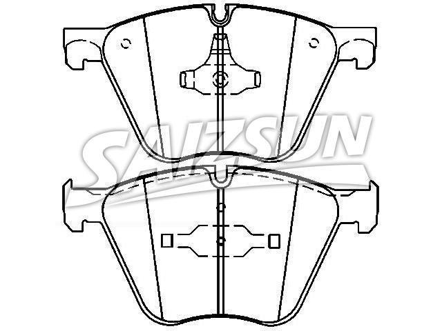 тормозная кладка Brake Pad Set:34 11 6 783 554