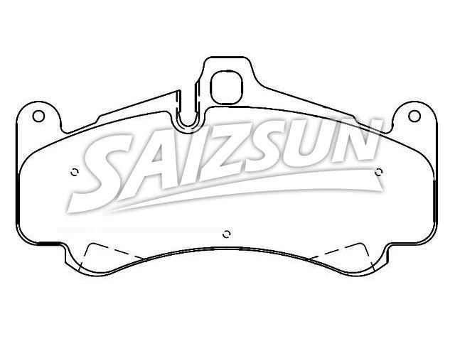 Pastillas de freno Brake Pad Set:997 351 948 91