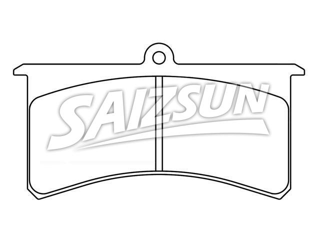 Pastillas de freno Brake Pad Set:D1233-8351