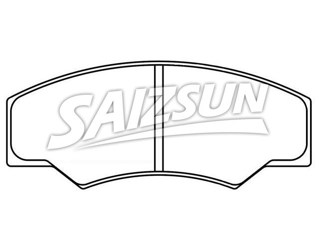 Pastillas de freno Brake Pad Set:D1237-8355