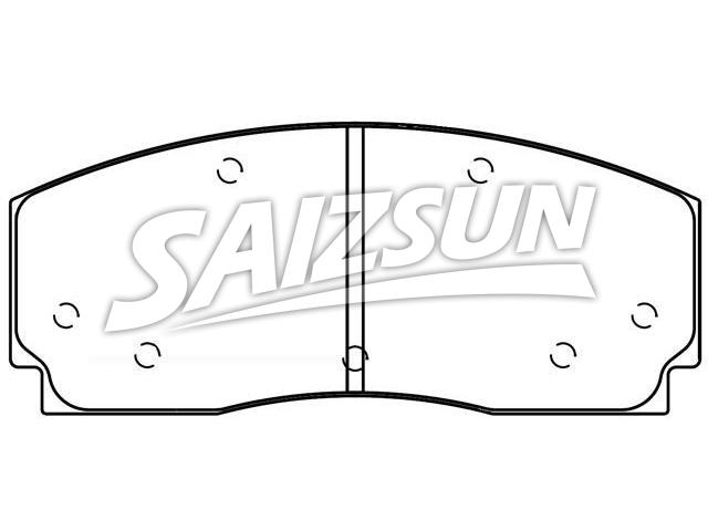 Pastillas de freno Brake Pad Set:D1242-8359