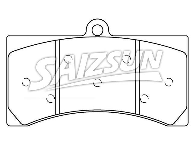 Pastillas de freno Brake Pad Set:D1243-8360