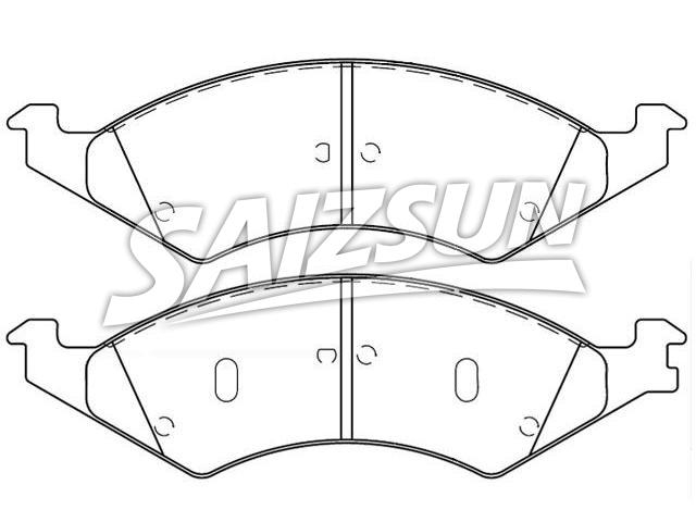 Pastillas de freno Brake Pad Set:E8DZ-2001-A