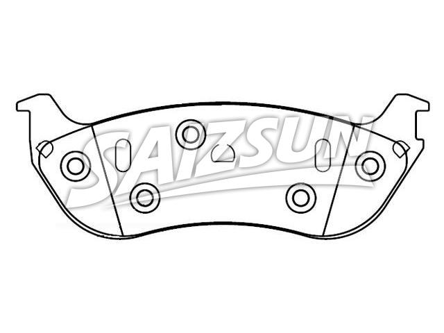 Pastillas de freno Brake Pad Set:F6AZ-2200AA