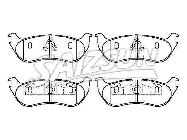 Brake Pad Set:3L2Z-2200-BA