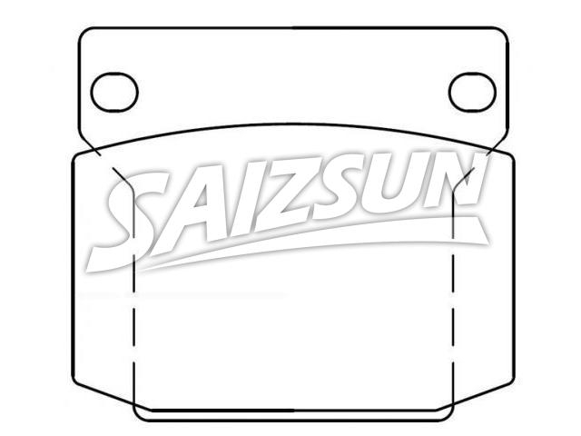 Brake Pad Set:D107-758