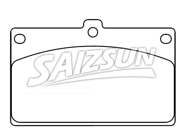 Brake Pad Set:D116-7049