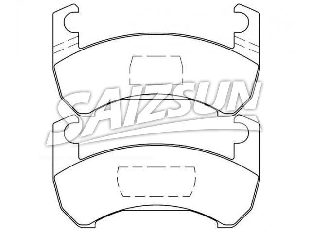 Brake Pad Set:1154650