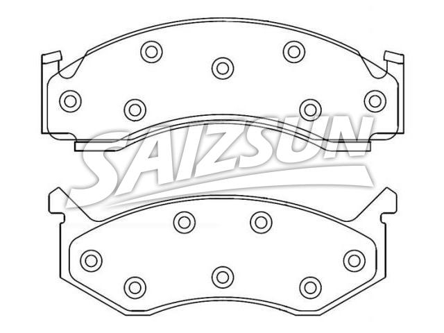 Brake Pad Set:D53-787