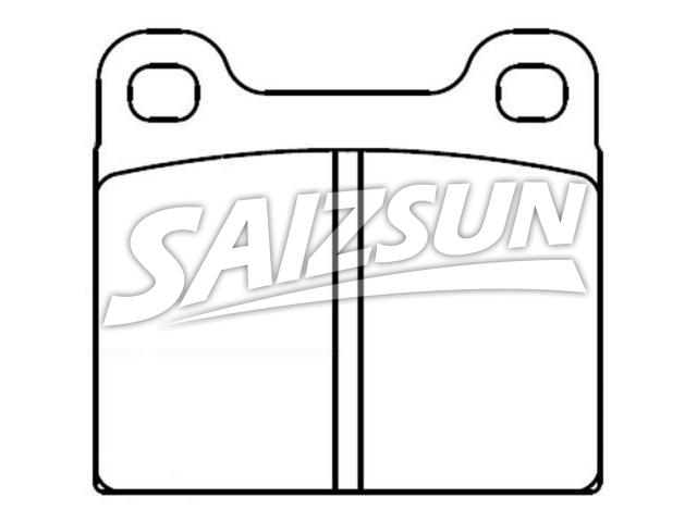 Brake Pad Set:D58-7023