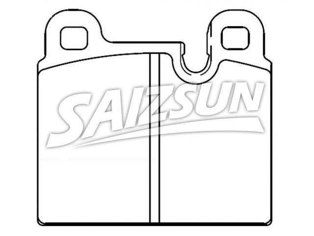 Brake Pad Set:D287-7190
