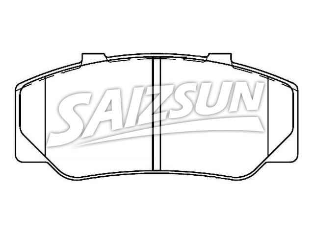 Brake Pad Set:D270-7278