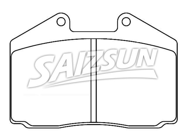 Brake Pad Set:D250-7158