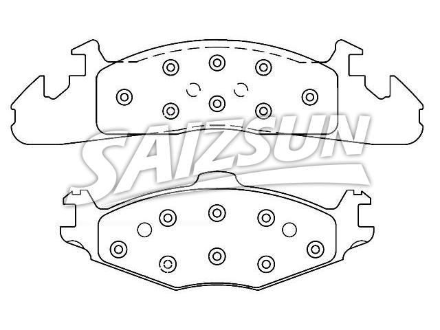 Brake Pad Set:4313268
