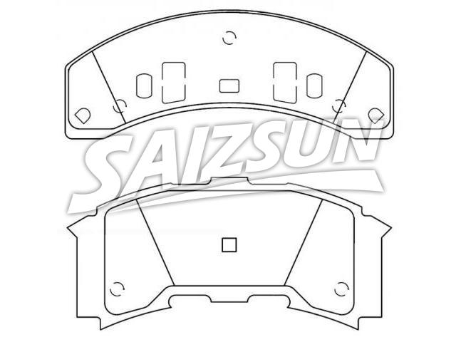 Brake Pad Set:12300237
