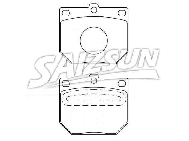 Brake Pad Set:D246-7150