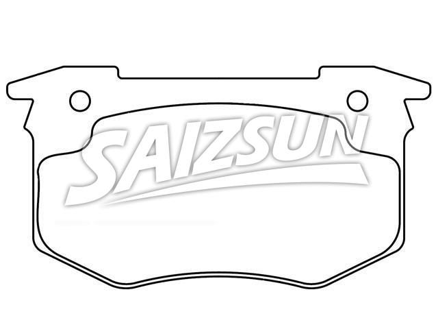 Brake Pad Set:77 01 201 499
