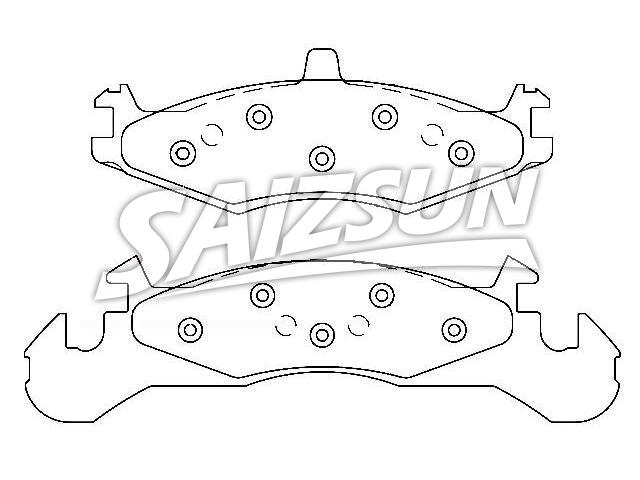 Brake Pad Set:4238786