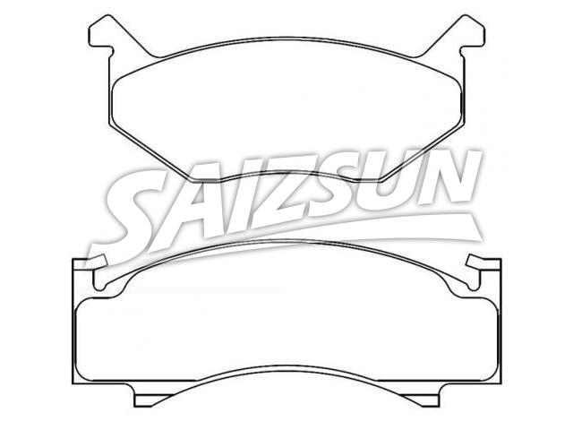 Brake Pad Set:D93-7029