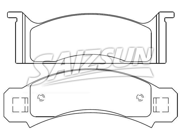 Brake Pad Set:D12-768