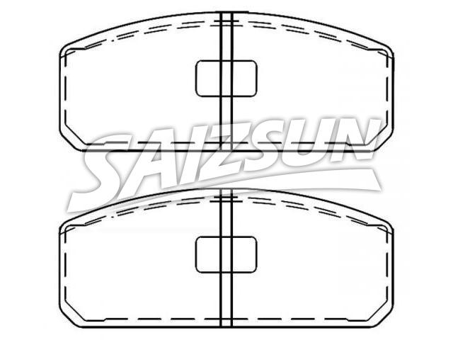 Brake Pad Set:D69-7003