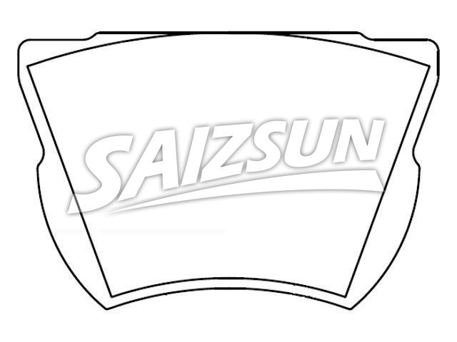 Brake Pad Set:D67-710