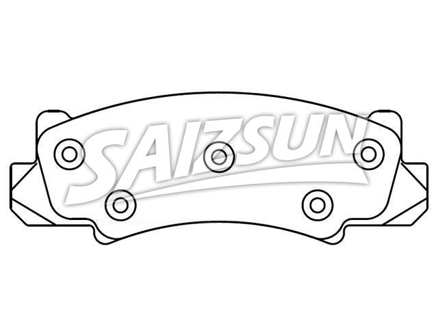 刹车片 Brake Pad Set:D36-779