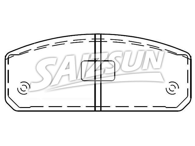 刹车片 Brake Pad Set:D69-7002