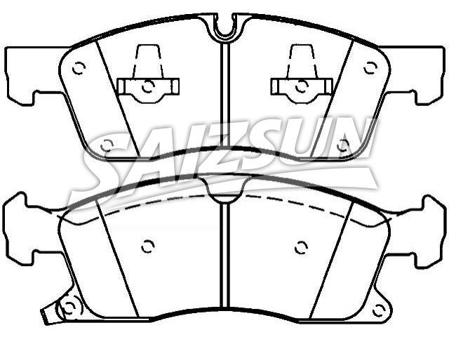 刹车片 Brake Pad Set:68052369AA