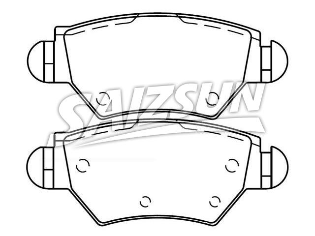 刹车片 Brake Pad Set:91 956 41