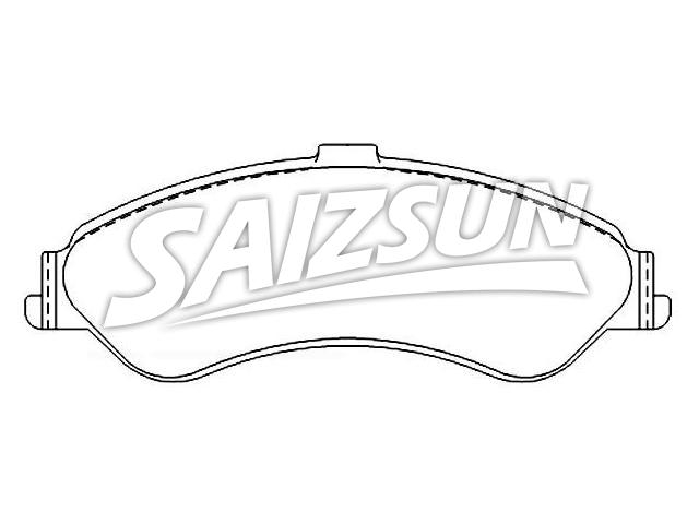 刹车片 Brake Pad Set:DB1375