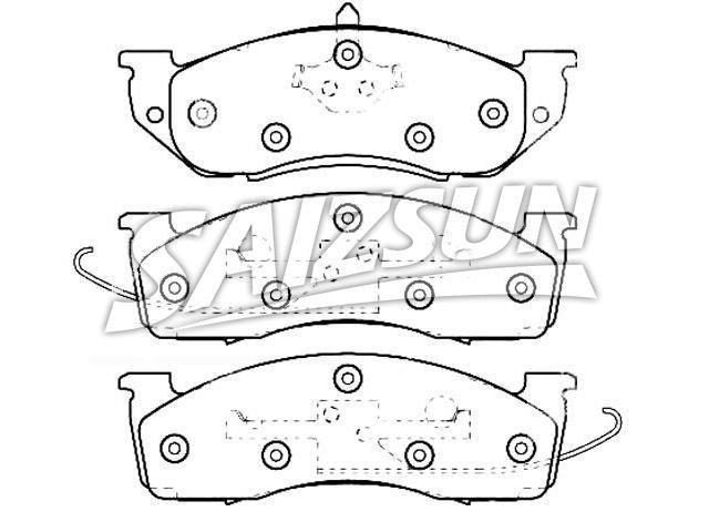 刹车片 Brake Pad Set:4383862