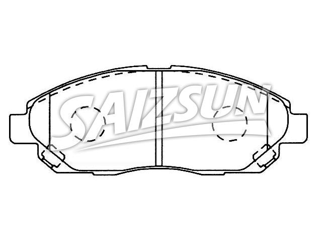 刹车片 Brake Pad Set:MR407900